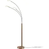 LINDBY Golvlampa , Anea, Metallisk, Vardagsrum, Metall, Modern
