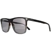 Tom Ford Rectangle Mens Färgad Havana Grå Spegel