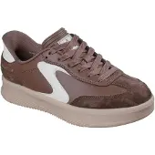 SKECHERS Hotshot HI - Upphöjda Lyx Polyuretan Kvinnors Bruna Standard Sneakers
