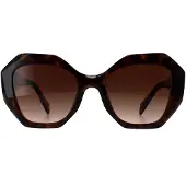 Prada rund dam Sköldpadda Brun Gradient PR16WS
