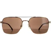 HUGO BOSS Aviator herr Rose Gold Brown 1045/S/IT