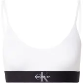 Calvin Klein Unlined Bralette Icon Microfibre Stretch Graphic