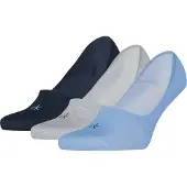 Calvin Klein 3 Pack Soft Cotton Invisible Socks
