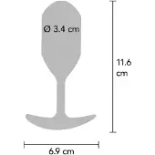 Toyjoy Buttocks The Player Weighted Plug - Medium