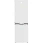 Whirlpool WHKH 1361 W4E - Kylskåp/frys - bottenfrysskåp - bredd: 59.5 cm - djup: 66.3 cm - höjd: 186.5 cm - 325 liter - Klass E - vit