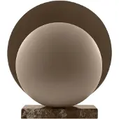 Globen Lighting Bordslampa , Orbit, Brun / rost, Vardagsrum, Metall, Design