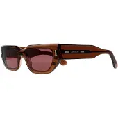 Calvin Klein Rectangle Unisex Transparent Brun Rosa Mörk Lila CK24500S