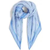 Tommy Hilfiger Pure Linen Repeat Logo Square Scarf