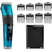 BaByliss E990E hårtrimmer / sladdlös hårklippare med japanskt stål / 45 klipplängder och 160 min batteritid