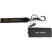 Dolce&Gabbana Nyckelring med logotyp och hängkrok