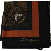 Dolce&Gabbana Flerfärgad Tryckt Inslagen Sjal Cashmere Scarf