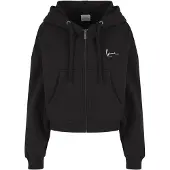 Karl kani Sweatjacka 'Essential' svart / vit