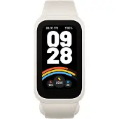 Xiaomi Smart Band 9 Active - Aktivitetspårare med rem - TPU - handledsstorlek: 135-215 mm - display 1.47 - Bluetooth - 16.5 g - beige-vit