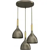 Luminex Hänglampa Noak , dimbar, Aluminium / grå / zink, Vardagsrum / matsal, Metall, Pendellampa