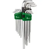 Fortis Hylsnyckelsats 4317784729918; 1,5-10 mm; T10-T50; 18 st.