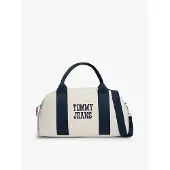 Tommy Hilfiger Tommy Jeans Textured Logo Canvas Duffel Bag