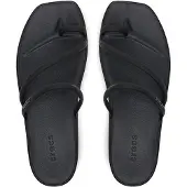 Crocs Flip-flops Miami Toe Loop Sandal kvinnor - Svart - 39 / 40