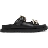GUESS Pantolette 'Fatema' guld / svart