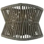 Mantra-Iluminacion Vägglampa utomhus Polinesia, dimbar, Creme / bärnsten, Aluminium / grå / zink, Modern, Utomhusvägglampa
