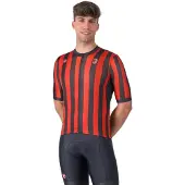 Castelli Competizione 3 Ac Milan Korta ärmar Cykeltröja