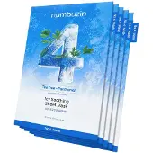 Numbuzin No.4 Ark Mask | Icy Soothing Sheet Mask | Kylning, Fuktgivande med Tea Tree Extrakt, Bergamottblad Extrakt