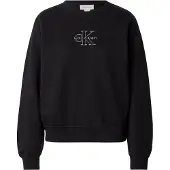 Calvin Klein Jeans Sweatshirt svart / vit