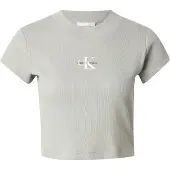 Calvin Klein Jeans T-shirt kitt / svart / vit