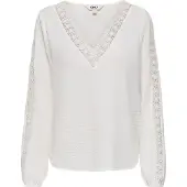 ONLY Blus 'ONLGREGOR METTE' vit
