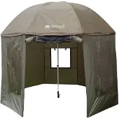 Mikado Fishing Umbrella med sidoskydd och myggnät 3 m