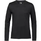 Icebreaker Men's 200 Oasis Long Sleeve Crewe Black