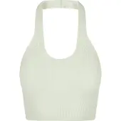 Urban Classics Rib Knit Crossed Neckholder Ärmlös Topp