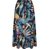Urban Classics Viscose Hög Midja Midi-kjol