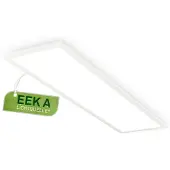 Briloner LED panel Kaida, Vitt / opal, Arbetsrum / kontor, Metall, LED-taklampa