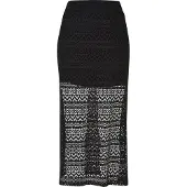 Urban Classics Stretch Crochet Lace Midikjol