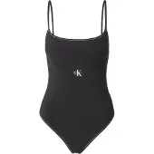 Calvin Klein Scoop Neck Swimsuit CK Monogram