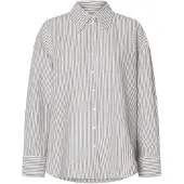 Selected Cleo Oversize Linen Blend Skjorta Med Långa ärmar