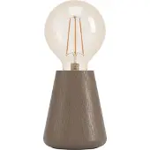 Eglo ASBY bordlampa H100 E27 mörkt trä FSC