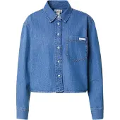 Calvin Klein Cropped Denim Dad Shirt