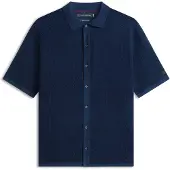 Tommy Hilfiger New York Label Relaxed Fit Waffle Knit Shirt