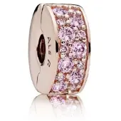 Pandora 781817PCZ Pink Shining Elegance Rose clip