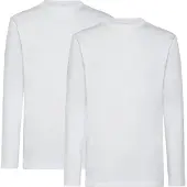 Alan red T-hirt Virginia Långärmad 2-pack Vit torlek