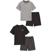 We fashion Pyjamas gråmelerad / svart / vit