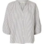 Selected Cleo-alberta Linen Blend 3/4-ärmsskjorta