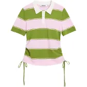 Desigual T-shirt gräsgrön / ljusrosa / vit