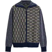 Desigual Kofta nattblå / oliv / vit