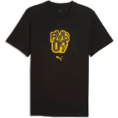 Puma Dortmund T-shirt Ftblculture - Svart/gul, storlek X-Large