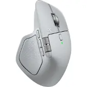 Logitech MX Master 4 - Mus - 8 knappar - trådlös - Bluetooth, 2.4 GHz - trådlös USB-mottagare - blekgrå