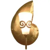 Holländer Vägglampa RIFUGIO, dimbar, Mässing / guld, Vardagsrum / matsal, Metall, Modern, Vägglampa, vägglampa inomhus