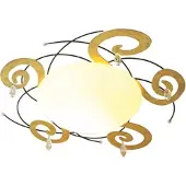 Holländer Taklampa Casino, dimbar, Mässing / guld, Vardagsrum / matsal, Metall, Modern, Taklampa