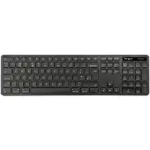 Targus EcoSmart - Tangentbord - full size - antimikrobiell - trådlös - Bluetooth 5.0, 2.4 GHz - QWERTY - Nordisk - svart
